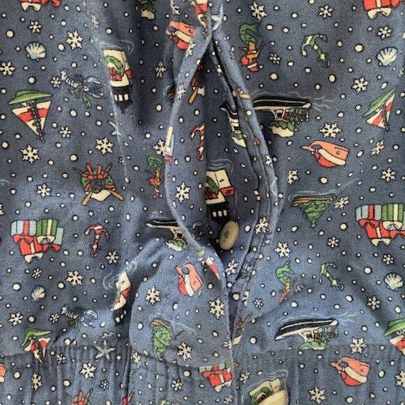 VINEYARD VINES Men's Christmas Cotton Santa Whale Lounge Pajama Pants - Picture 6 of 15